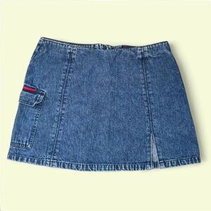 Tommy Hilfiger Blue Denim Mini Skirt